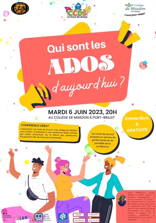 Conférence débat : qui sont les ados d'aujourd'hui ?